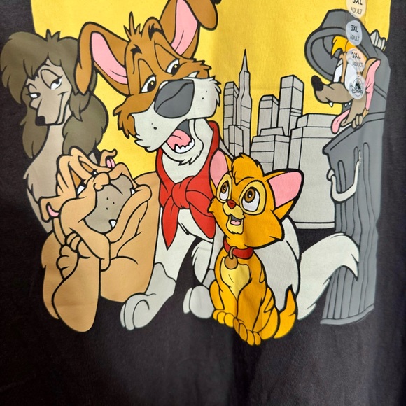 NWT. Disney Retro Oliver & Company Tee 3XL. Approx. 29”. Oliver & Company logo - Picture 6 of 14